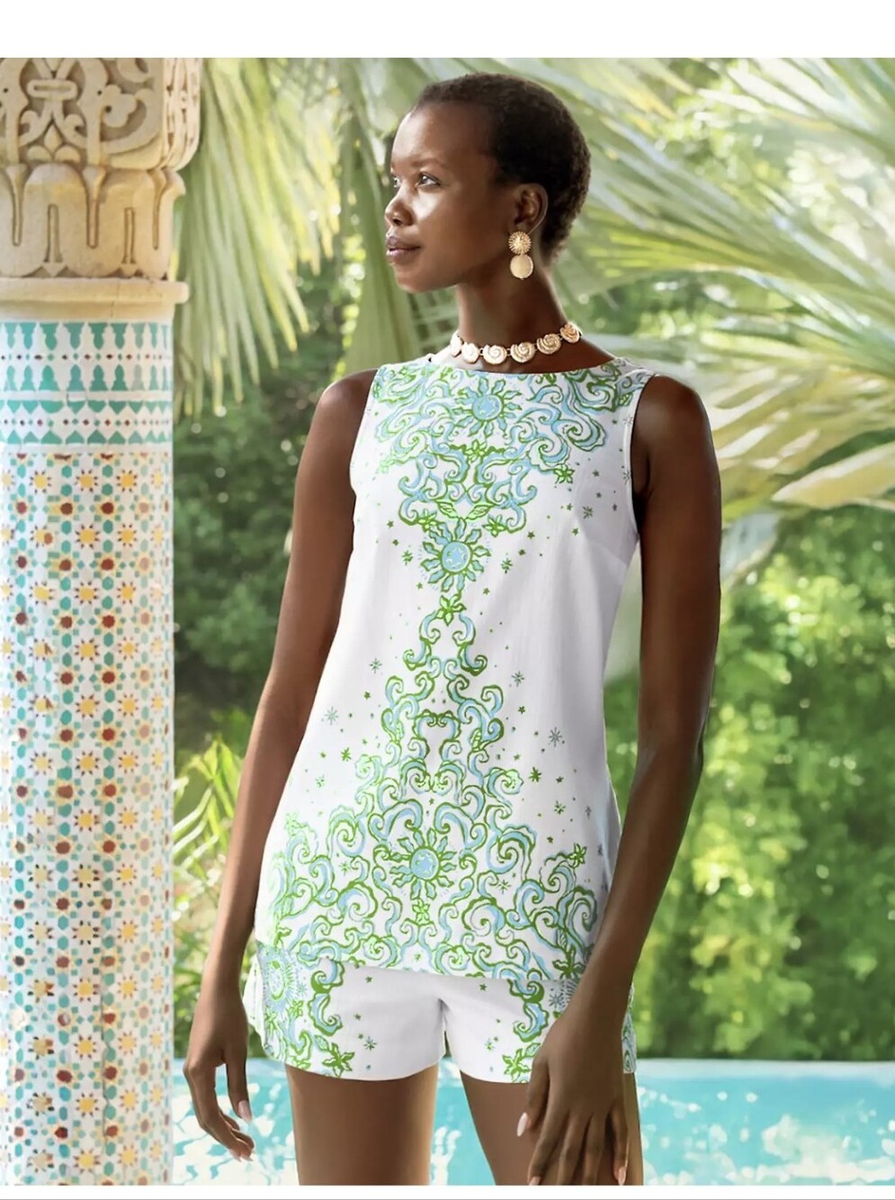 Lilly Pulitzer Palmita Tunic & Sarissa Short Set